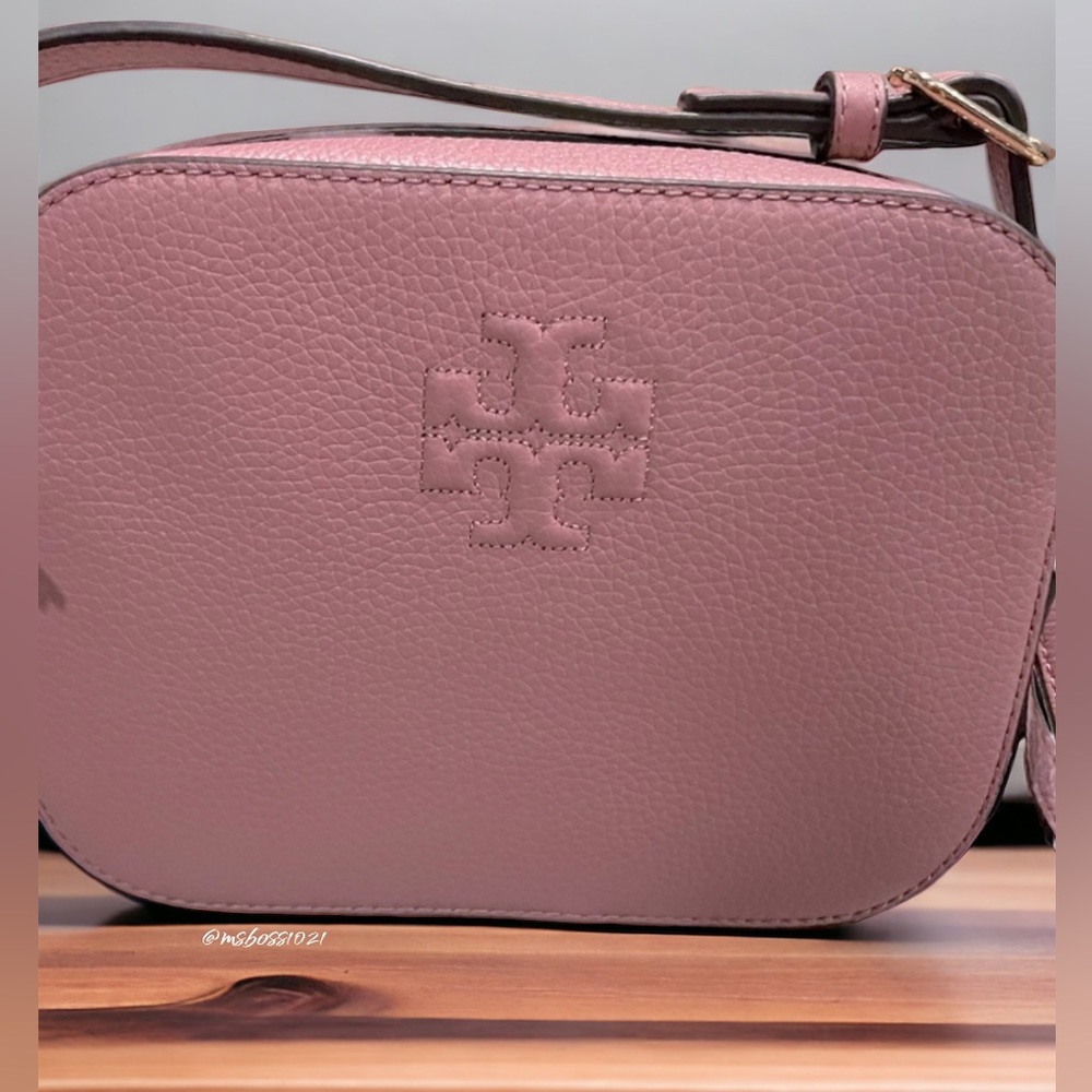 Tory Burch Small Leather Crossbody Bag in Pink Magnolia NWT